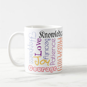 Your Words Your Way fonts Colours SubWay Word Art Coffee Mug