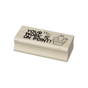 Your Work is on Point Teacher Stamp