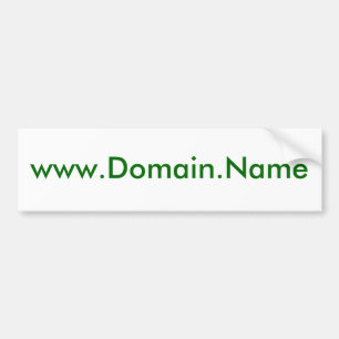 Your www.Domain.Name Design Here Bumper Sticker