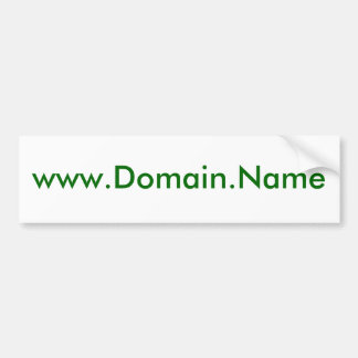 Your www.Domain.Name Design Here Bumper Sticker