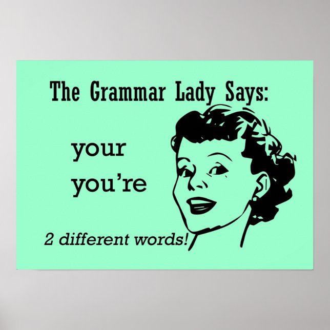 Your, You're Poster (Front)