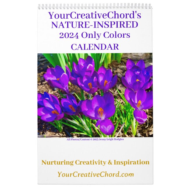 YourCreativeChord 2024 Only Colours Calendar (Cover)