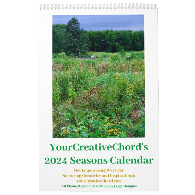 YourCreativeChord 2024 Seasons Calendar (Cover)