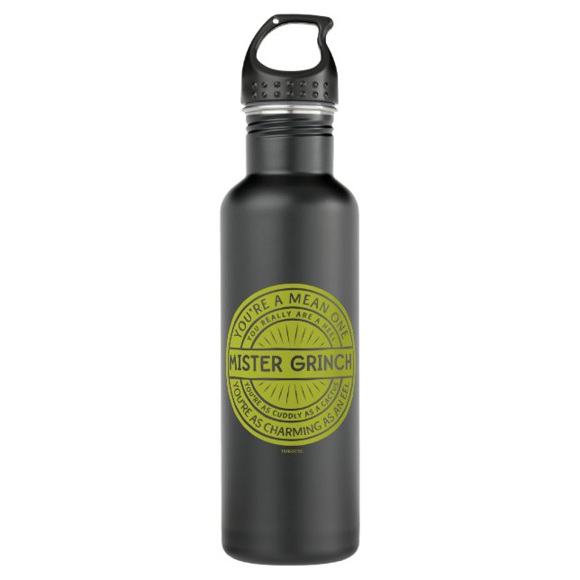 You're a Mean One Mister Grinch Quote 710 Ml Water Bottle (Front)