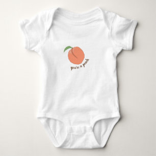 You're A Peach Baby Bodysuit