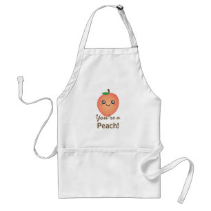 You're a Peach Sweet Kawaii Cute Funny Foodie Standard Apron