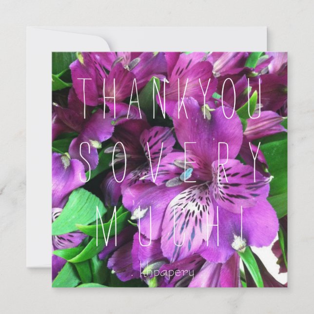 You're a Peach! Thank You Card (Front)