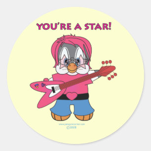 You're a Star! Classic Round Sticker