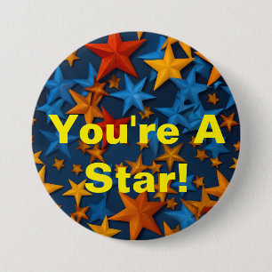 "You're a Star!" Colourful Star Achievement Badge