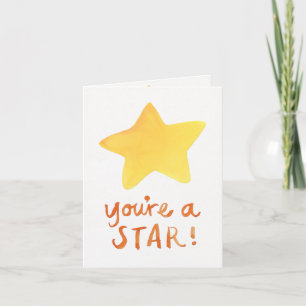 You're A Star Note Card