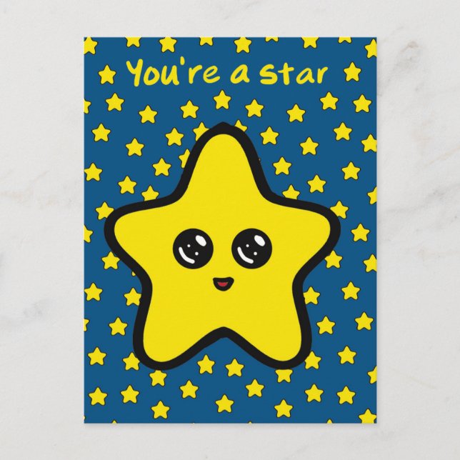 "You're a Star" Postcard (Front)