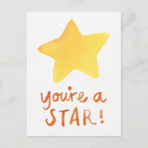 You're A Star Postcard