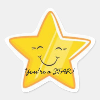 YOU'RE A STAR!!! STAR STICKER