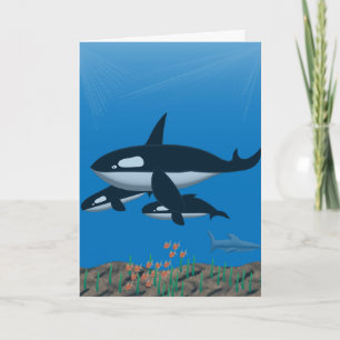 You're a Whale of a Dad Card