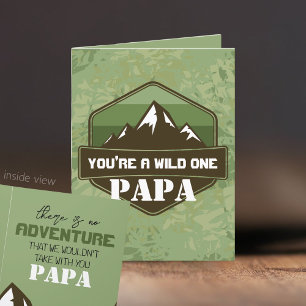 You're a Wild One Folded Thank You Card