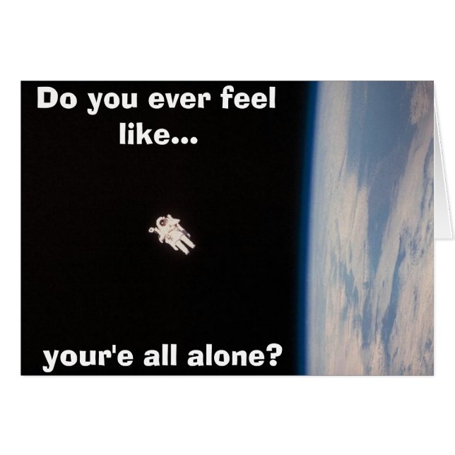 your'e all alone (Front Horizontal)