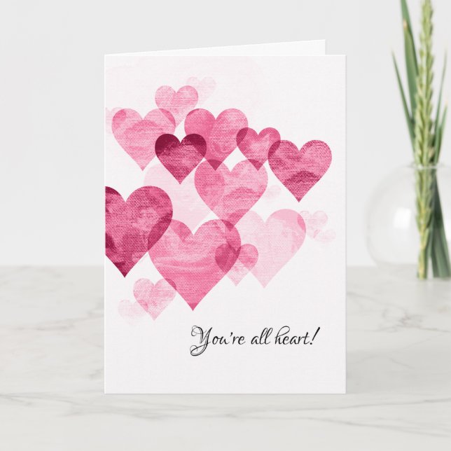 You're All Heart-Thank You Card (Front)