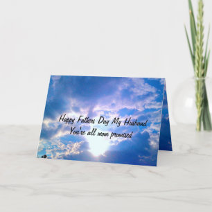 YOU'RE ALL MOM PROMISED FATHERS DAY CARD