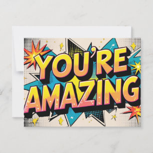 You're Amazing Postcard
