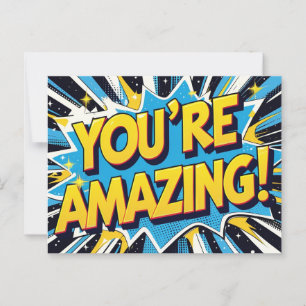 You're Amazing Postcard