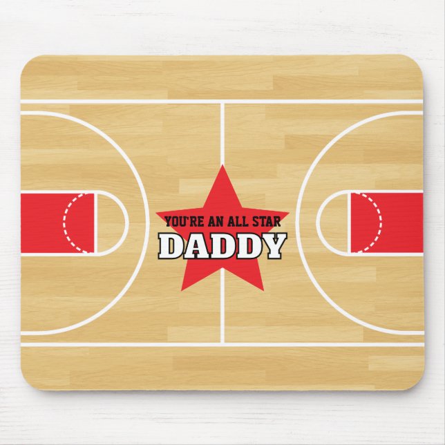 You're an All Star Basketball Personalised Gift Mouse Mat (Front)
