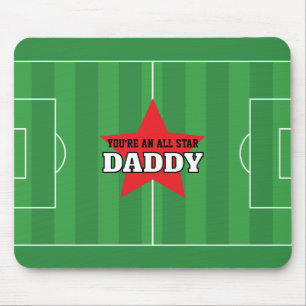 You're an All Star Soccer Field Personalised Gift Mouse Mat