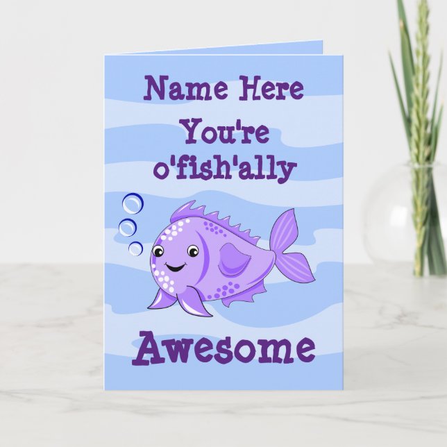 You're Awesome Card (Front)