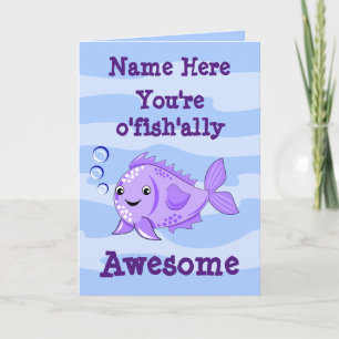 You're Awesome Card