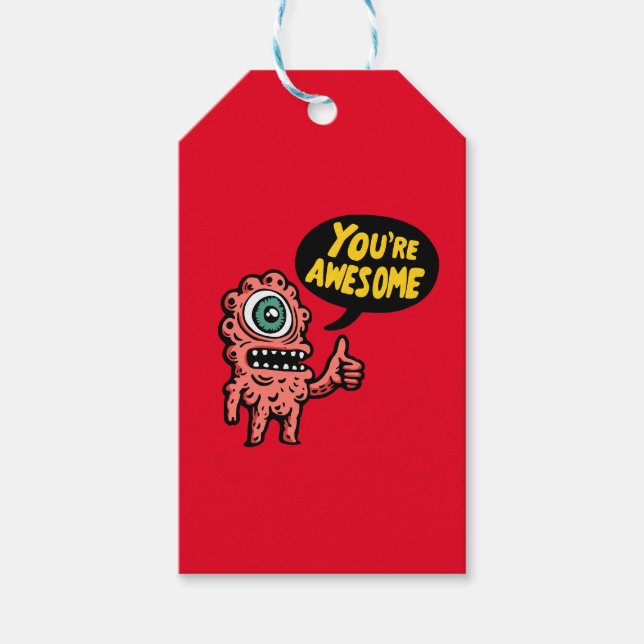 You're Awesome Gift Tags (Front)