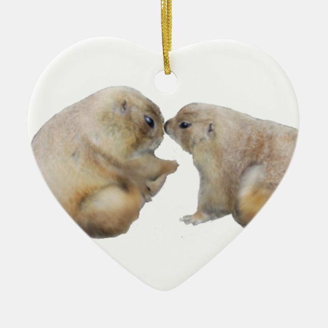 You're blessed groundhogs ceramic tree decoration (Front)