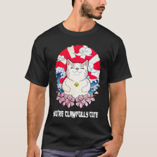 Youre Clawfully Cute Cat Couples Kitten 1 T-Shirt