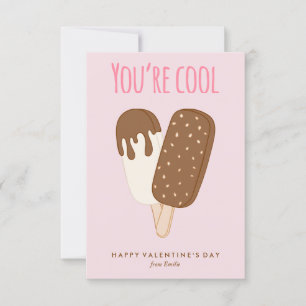 "You're Cool" Kids Classroom Valentines Invitation