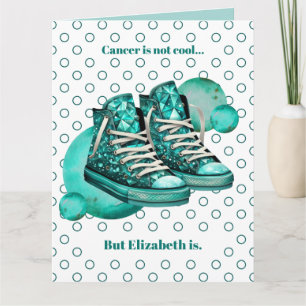 You're Cool Teal Ovarian Cancer Support Card