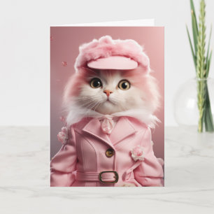 You're Fabulous! Cat Greeting Card