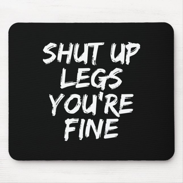 You're Fine Funny Running  Mouse Mat (Front)