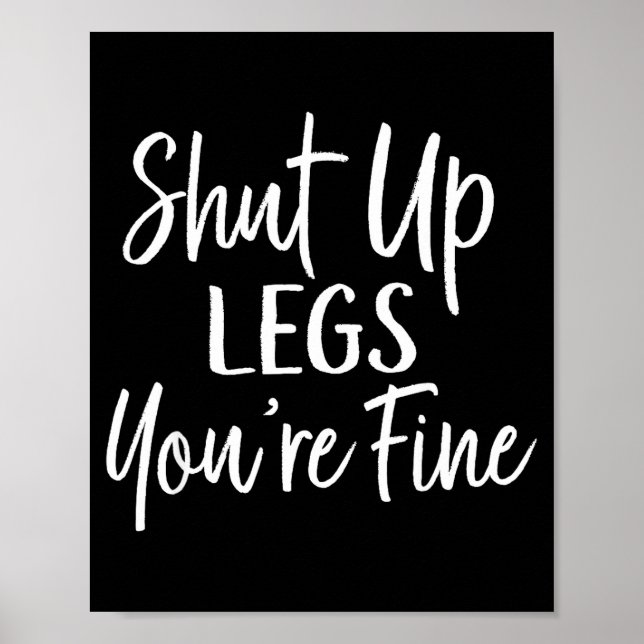 You're Fine Shirt For Gym - Funny Workout  Poster (Front)