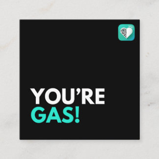 You're Gas Square Business Card