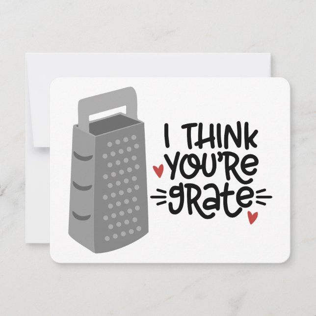 YOU'RE GRATE HOLIDAY CARD (Front)