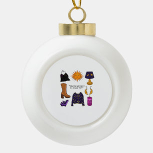 Youre Hard To Shop For Whimsigoth Aesthetic Classi Ceramic Ball Christmas Ornament