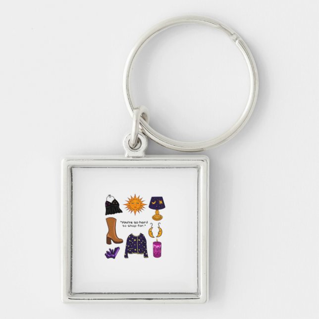 Youre Hard To Shop For Whimsigoth Aesthetic Classi Key Ring (Front)