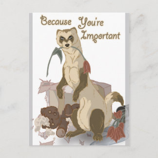 You're Important Postcard