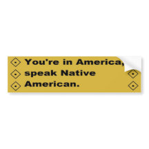 You're in America, Speak Native American