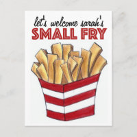 You're Invited Baby Shower Smally Fry French Fries
