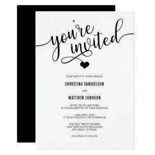 Black And White Wedding Invitations Uk 8