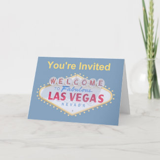 You're Invited Las Vegas Invitation Cards