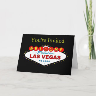 You're Invited Las Vegas Invitation Cards