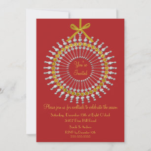 You're invited ornament Christmas Party Invitation