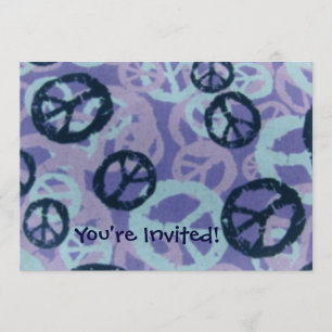 You're Invited!-Peace Signs Invite