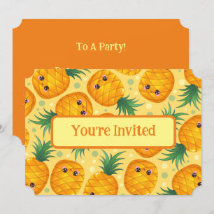 You're Invited Pineapple Invitation