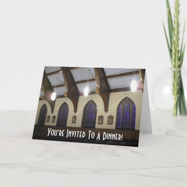 You're Invited To A Dinner! Invitation (Front)